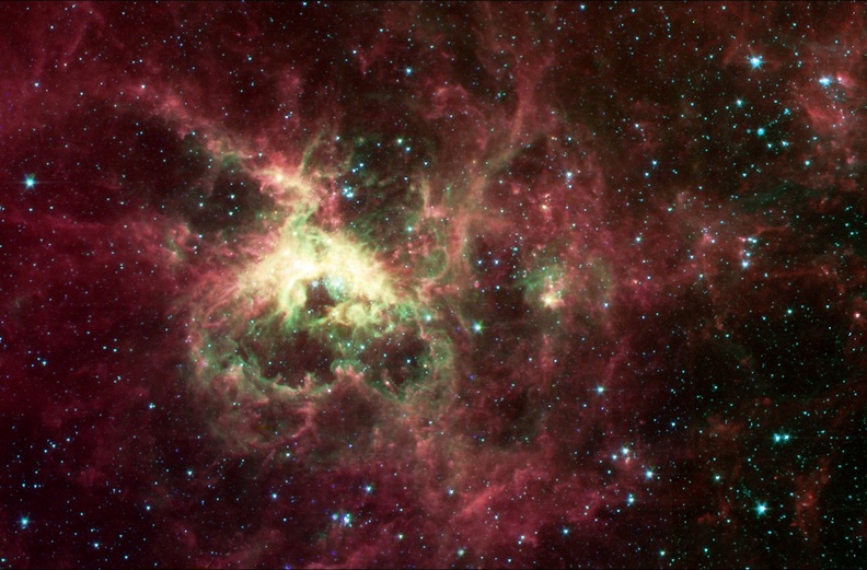 Star Cluster NGC 2070 in Tarantula Nebula